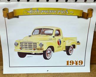 VINTAGE  ADVERTISING CALENDAR - LIBERTY SAVINGS BANK