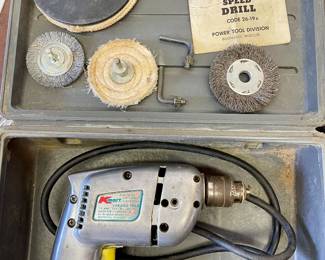 VINTAGE KMART 3/8" VARIABLE SPEED DRILL