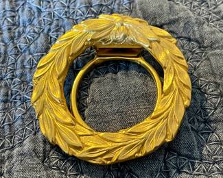 GILT WREATH SCARF CLUTCH