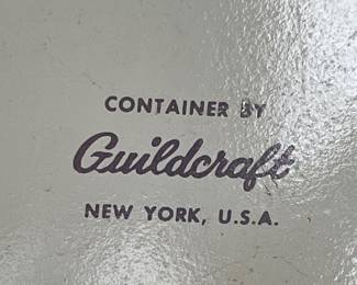 VINTAGE GUILDCRAFT CAROUSEL TIN