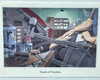 FRAMED "HANDS OF FREEDOM"