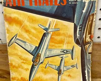 VINTAGE/ANTIQUE "AIR TRAILS" - MARCH 1951