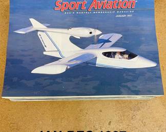 VINTAGE SPORT AVIATION PUBLICATIONS  SET/12