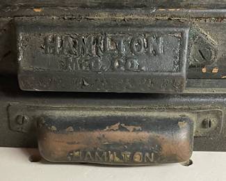 HAMILTON TYPE-SET TRAYS