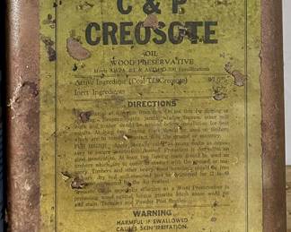 Vintage /Antique Gallon of Creosote 