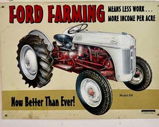 FORD FARMING TIN SIGN