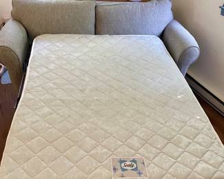 GRAY LOVESEAT SLEEPER