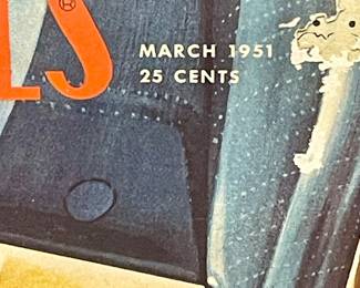 VINTAGE/ANTIQUE "AIR TRAILS" - MARCH 1951