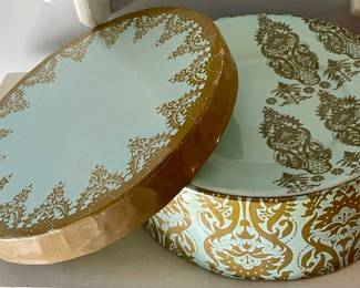 SET/6 SNACK PLATES