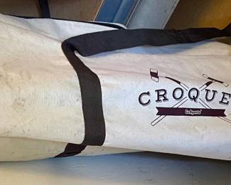 CROQUET SET IN CANVAS BAG