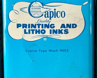 Vintage /Antique Gallon Can with Awesome Graphics 