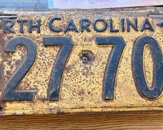 1932 NC TAG