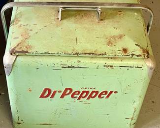 ANTIQUE DR. PEPPER COOLER