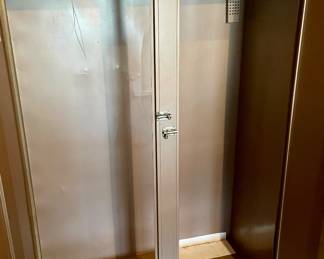 LARGE METAL WARDROBE CABINET