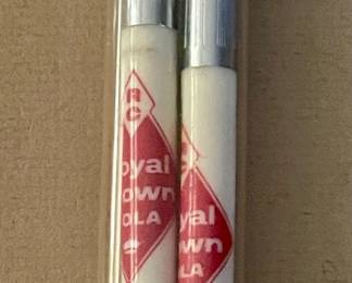 *RARE  VINTAGE/ANTIQUE ROYAL CROWN COLA PEN & PENCIL SET