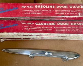 *NOS   VINTAGE STUDEBAKER NO-MAR GASOLINE DOOR GUARDS