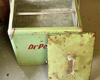 ANTIQUE DR. PEPPER COOLER