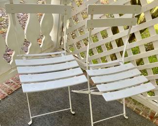 3-pcs Metal Folding Bistro Set