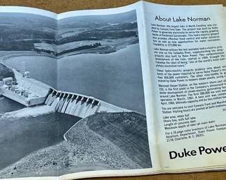 VINTAGE LAKE NORMAN MAP