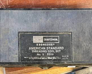 Vintage Craftsman Threading Tool Set