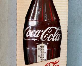 *NOS  VINTAGE TRU-TEMP  COCA-COLA SKIRT BOTTLE THERMOMETER