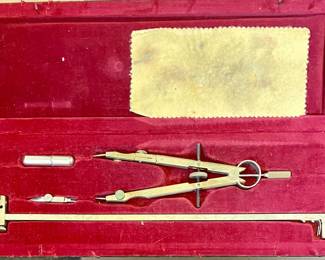 ANTIQUE TOWER GERMAN DRAFTING SET