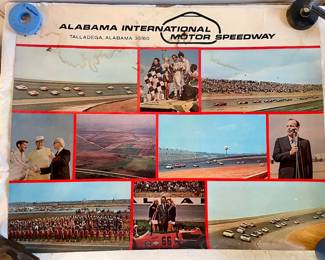 VINTAGE ALABAMA INTL MOTOR SPEEDWAY POSTER