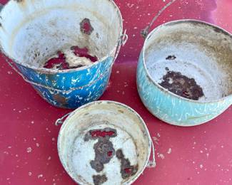 GRANITE WARE POTS