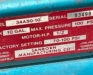 CO-OP HEAVY DUTY AIR COMPRESSOR