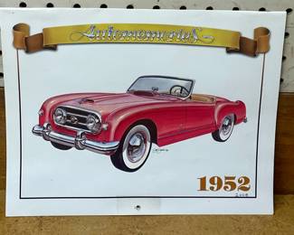 VINTAGE  ADVERTISING CALENDAR - LIBERTY SAVINGS BANK