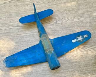 Vintage Balsa Wood Model Airplane 