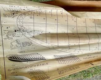 VINTAGE 40s COMET "THE SENSATIONAL SAILPLANE" GAS MODEL AIRPLANE KIT