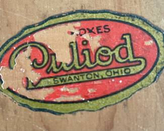 ANTIQUE PILLIOD JEWELRY BOX MADE BY PILLIOD CABINET CO. - SWANTON, OH