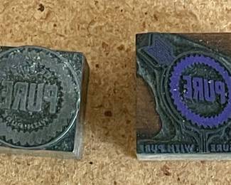 VINTAGE PURE PRINTING CUT/BLOCK