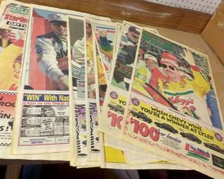 VINTAGE NEWS & RECORD POSTER PAGES