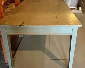ANTIQUE PAINTED DESK/TABLE