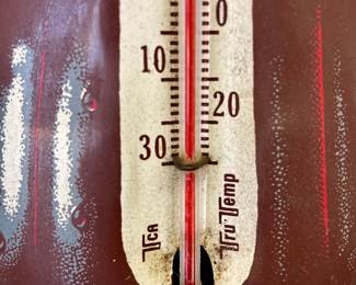 VINTAGETRU-TEMP  COCA-COLA SKIRT BOTTLE THERMOMETER