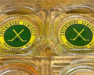 VINTAGE/ANTIQUE ASHTRAYS - GREENSBORO GENERALS