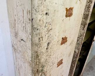ANTIQUE METAL CABINET 