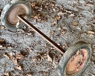 OLD WHEELS/AXLE