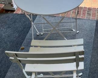 3-pcs Metal Folding Bistro Set