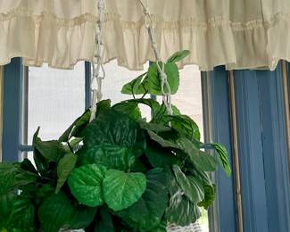 HANGING WICKER BASKET #1