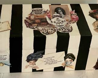 APPLIQUE TEA BOX
