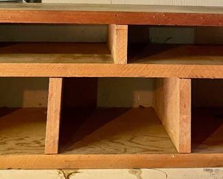 HANDMADE WOODEN STORAGE CUBBIES