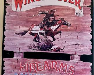 WINCHESTER TIN SIGN