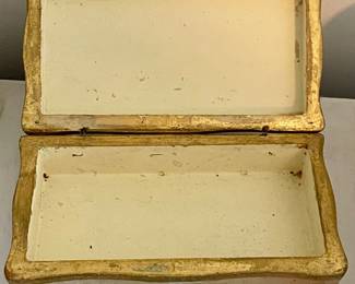 GILT WOODEN BOX