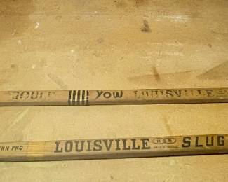 VINTAGE LOUISVILLE SLUGGER HOCKEY STICKS 