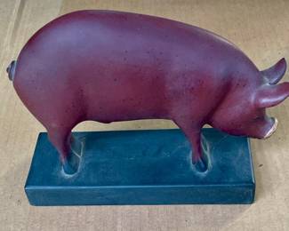 VINTAGE ATWOOD SWINE FIGURINE