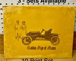 GOLDEN AGE OF AUTOS 10 - PRINT SET
