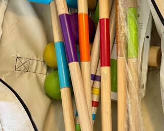 CROQUET SET IN CANVAS BAG